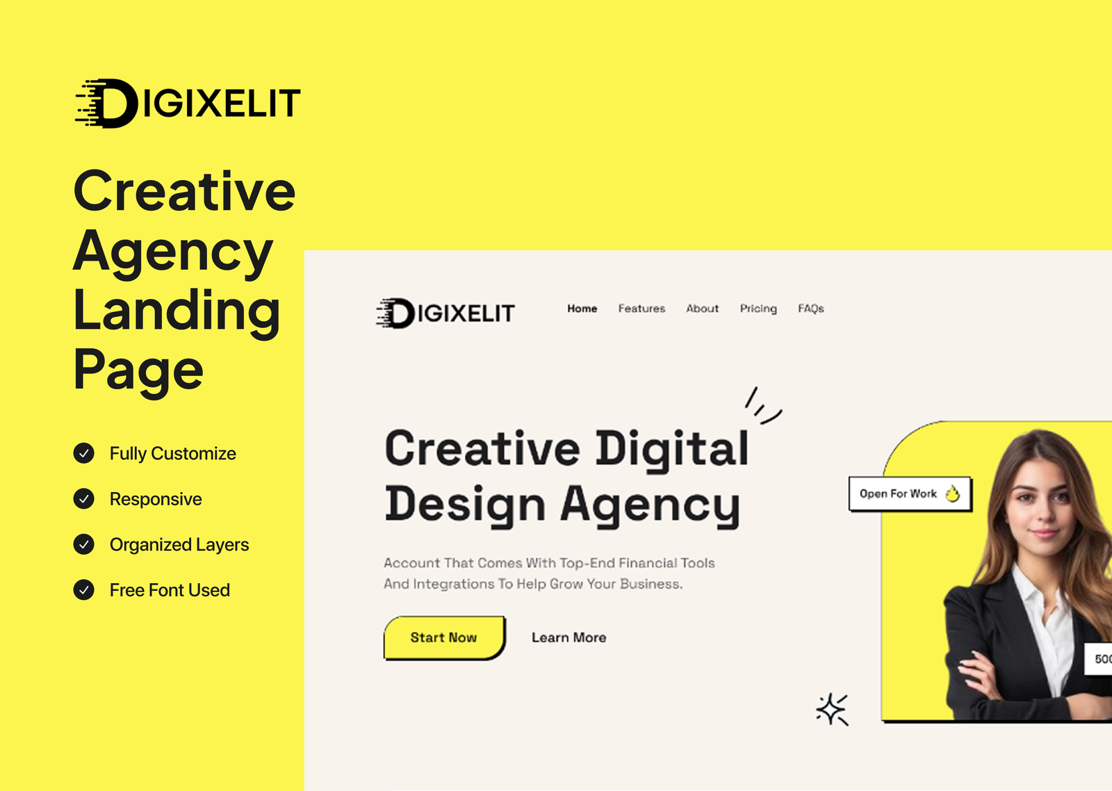 Creative Agency Landing Page