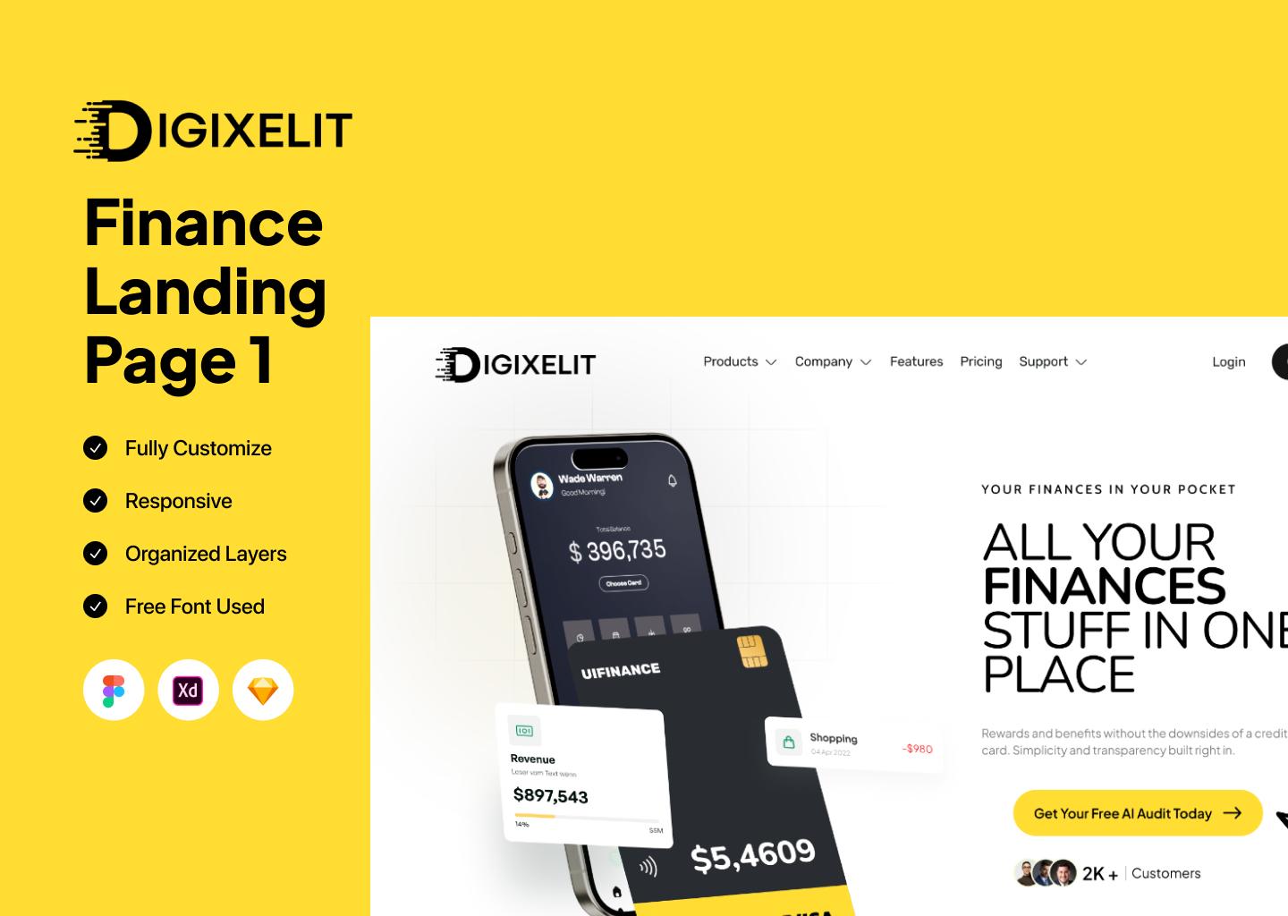 Finance Landing Page