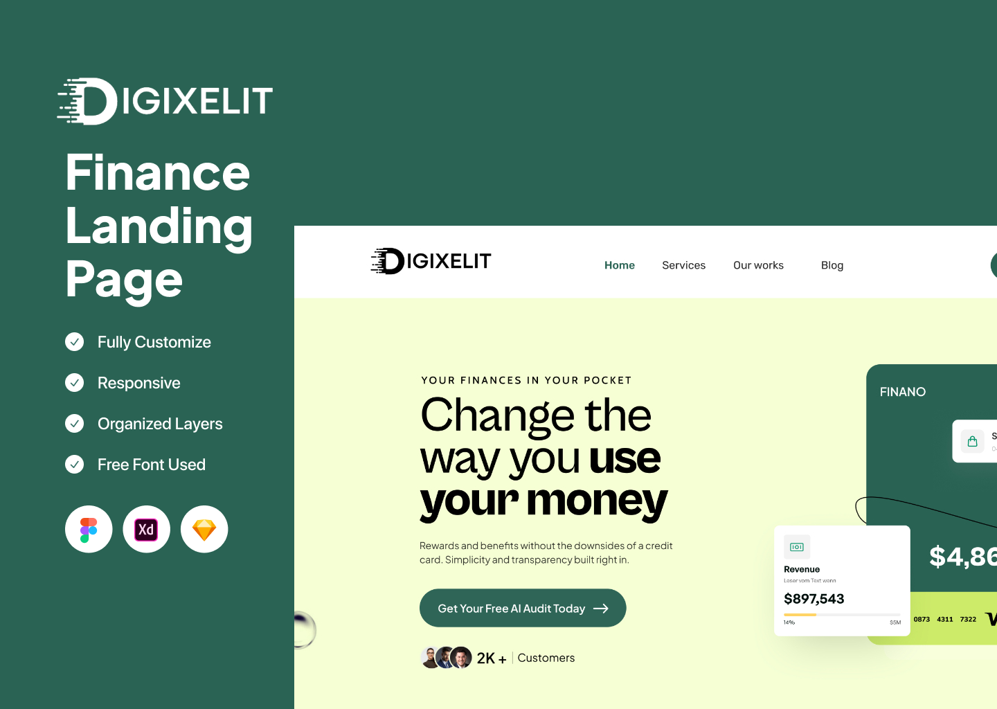 Finance Landing Page
