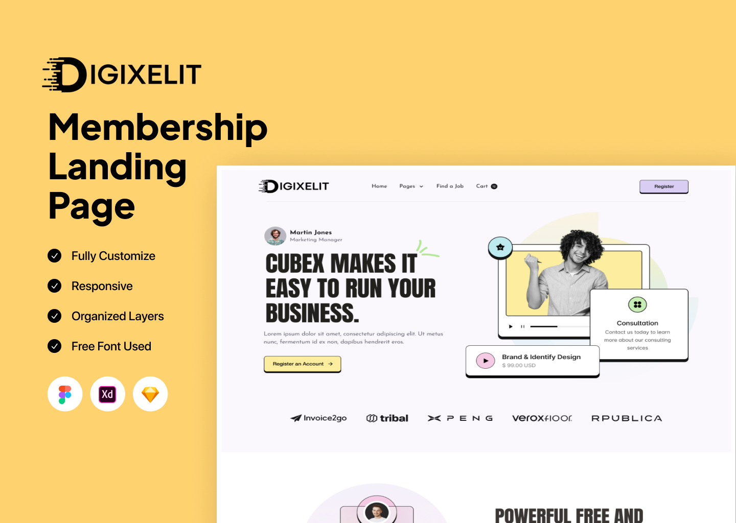 Membership Landing Page