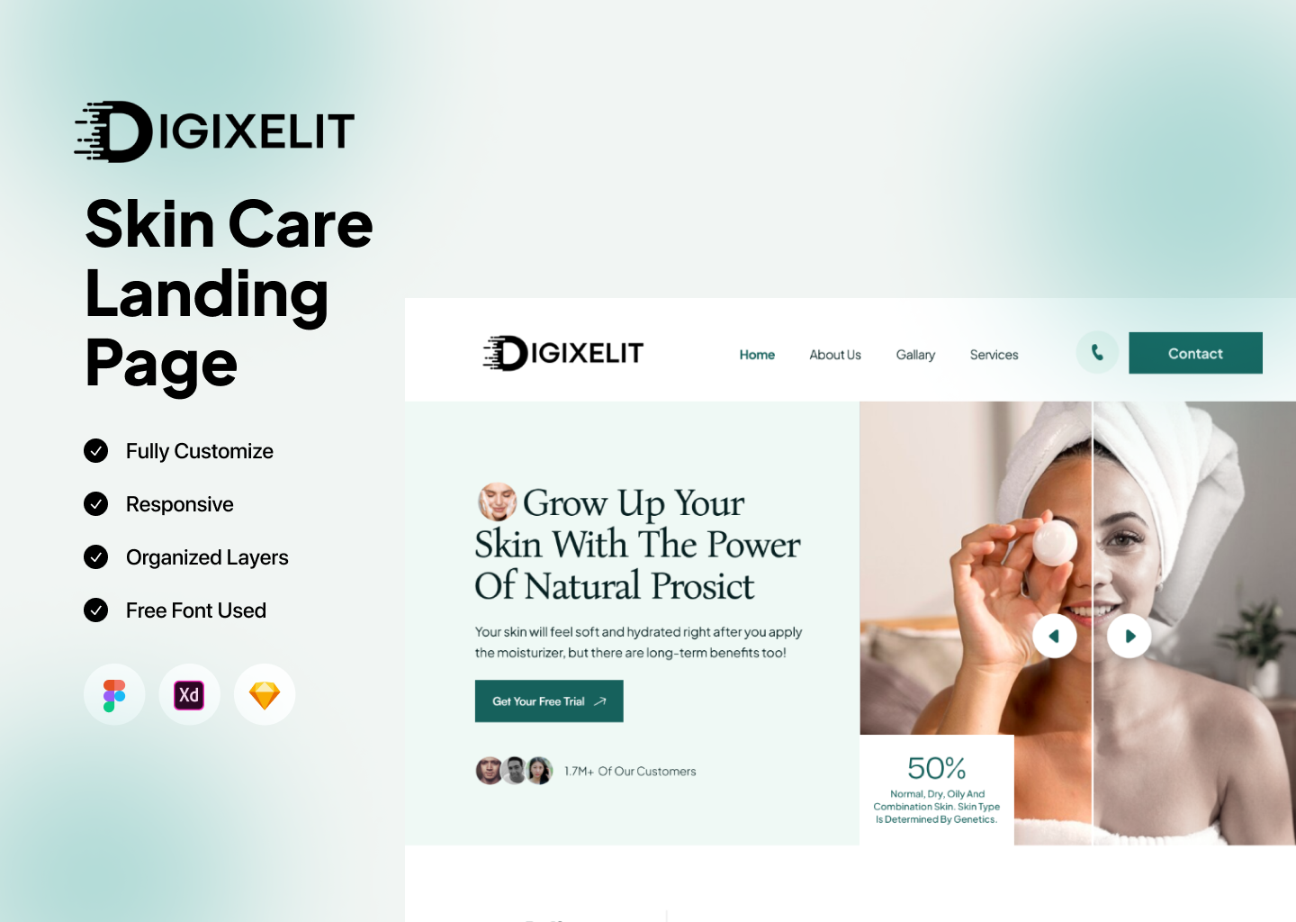 Skin Care Landing Page