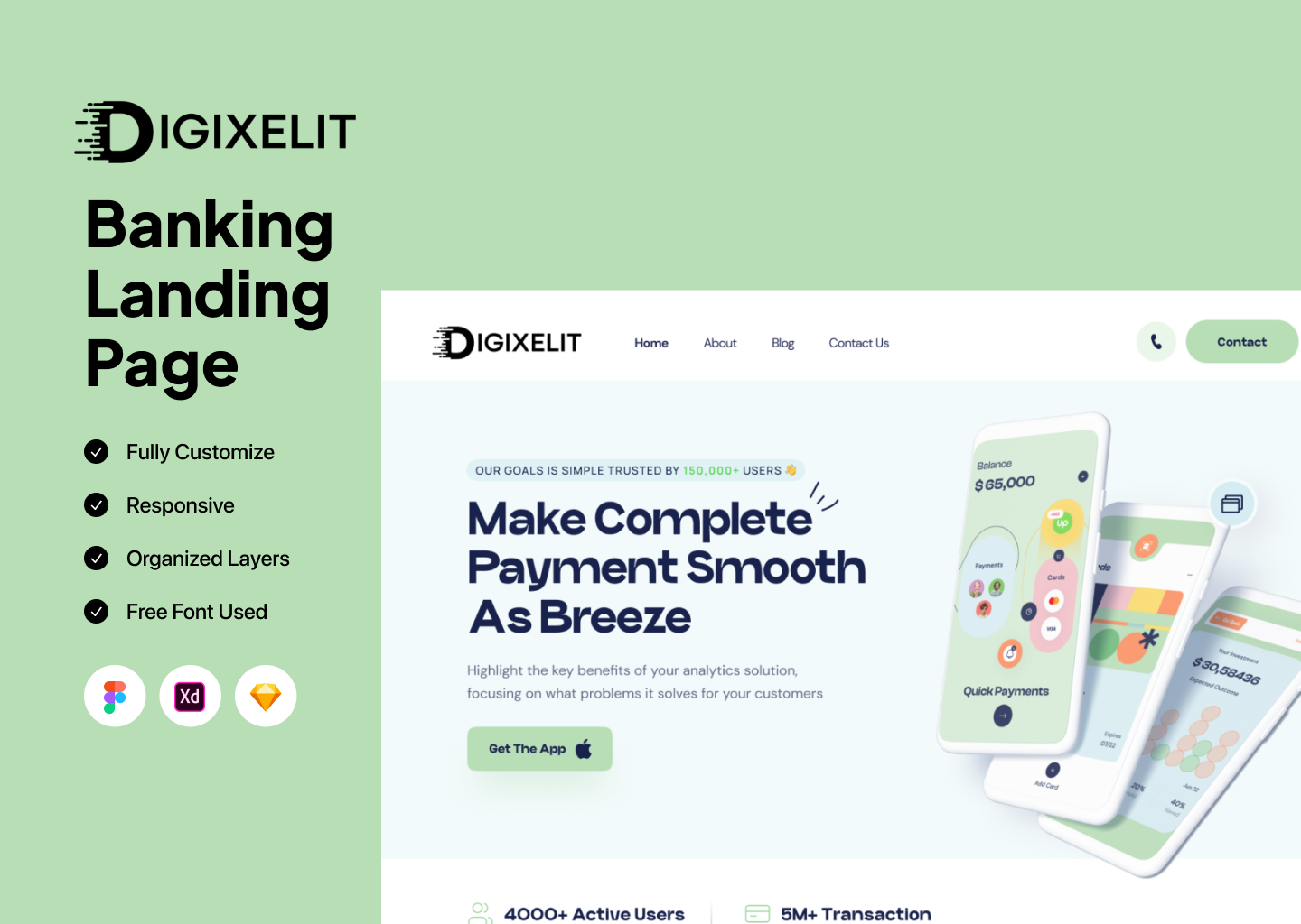 Banking Landing Page
