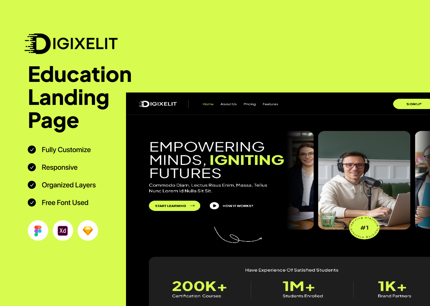 Education Landing Page